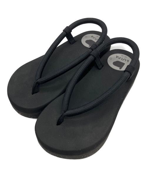 bunta（ブンタ）bunta (ブンタ) WARAJI SANDAL ブラック サイズ:23の古着・服飾アイテム