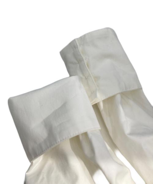 cygne（シーニュ）cygne (シーニュ) ペプラムブラウス ホワイト サイズ:記載なしの古着・服飾アイテム