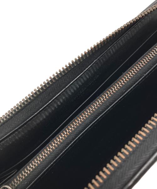 BOTTEGA VENETA（ボッテガベネタ）BOTTEGA VENETA (ボッテガベネタ) ラウンドジップウォレット ブラックの古着・服飾アイテム