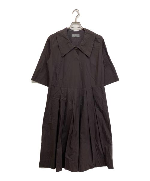MARGARET HOWELL（マーガレットハウエル）MARGARET HOWELL (マーガレットハウエル) ORGANIC COTTON SILKワンピース ブラック サイズ:1の古着・服飾アイテム