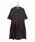 MARGARET HOWELL（マーガレットハウエル）の古着「ORGANIC COTTON SILKワンピース」｜ブラック