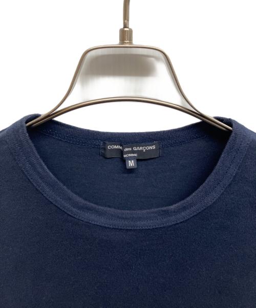 COMME des GARCONS HOMME（コムデギャルソン オム）COMME des GARCONS HOMME (コムデギャルソン オム) ロングスリーブカットソー ネイビー サイズ:Mの古着・服飾アイテム