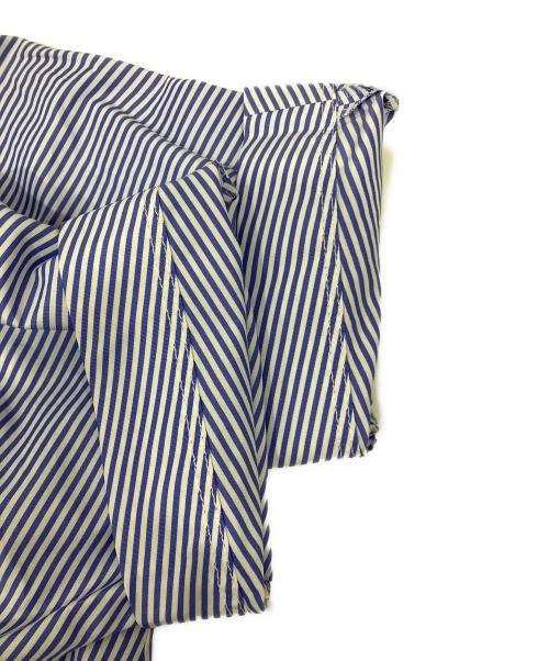BLAMINK（ブラミンク）BLAMINK (ブラミンク) ストライプブラウス ブルー サイズ:36の古着・服飾アイテム