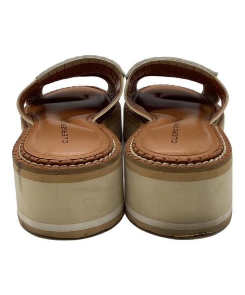 CLERGERIE（クレジュリー）CLERGERIE (クレジュリー) プラットフォームサンダル ベージュ サイズ:37の古着・服飾アイテム