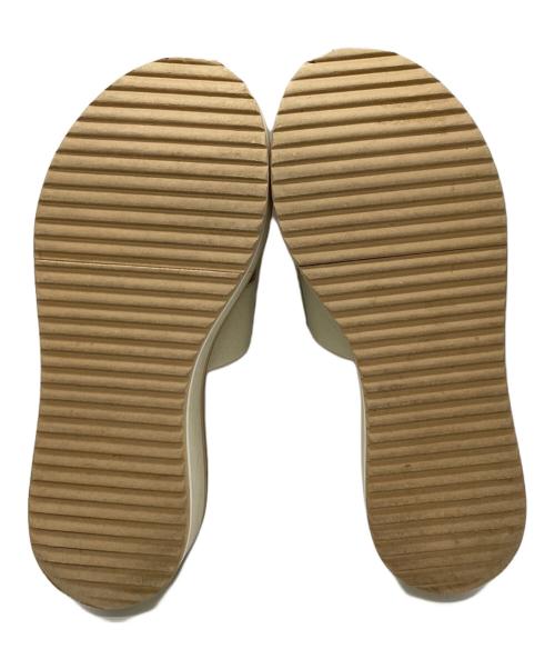 CLERGERIE（クレジュリー）CLERGERIE (クレジュリー) プラットフォームサンダル ベージュ サイズ:37の古着・服飾アイテム