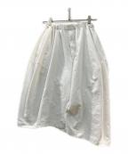 BLACK COMME des GARCONSブラックコムデギャルソン）の古着「変形バルーンスカンツ」｜ホワイト