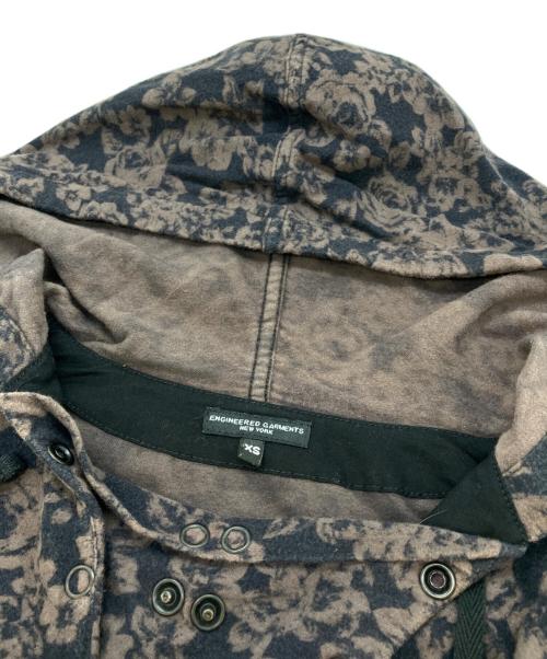 Engineered Garments（エンジニアド ガーメンツ）Engineered Garments (エンジニアド ガーメンツ) 総柄アノラックシャツ ブラック サイズ:SIZE XSの古着・服飾アイテム