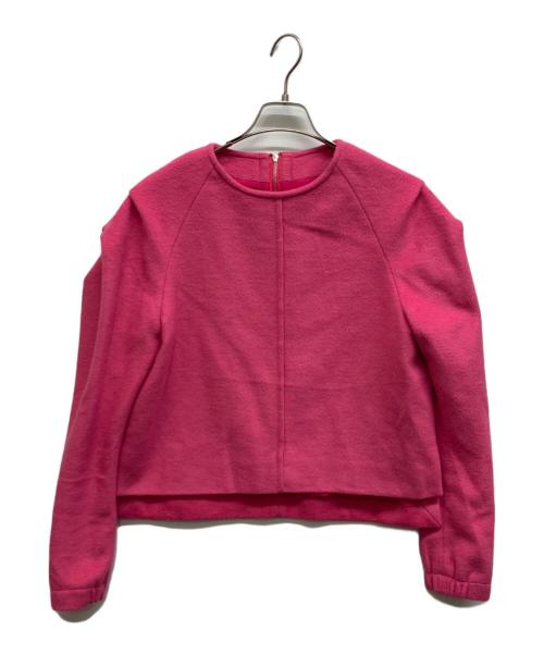 RICO TOKYO（リコトーキョー）RICO TOKYO (リコトーキョー) ブラッシュドウールプルオーバーブラウス ピンク サイズ:Freeの古着・服飾アイテム