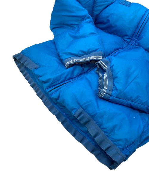 STONE ISLAND（ストーンアイランド）STONE ISLAND ダウンジャケット Opaque Nylon Tela Light Goose Down Puffer Jacket 05AW メッシュワッペン　05年　イタリア製　グースダウン ブルー サイズ: Mの古着・服飾アイテム