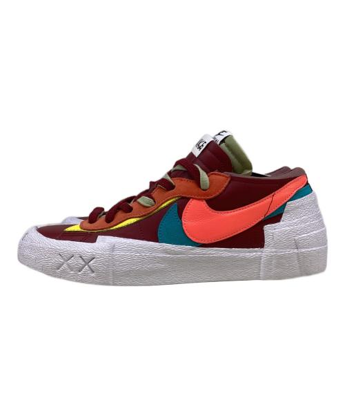 NIKE（ナイキ）NIKE (ナイキ) sacai (サカイ) KAWS (カウズ) BLAZER LOW レッド サイズ:27.5の古着・服飾アイテム