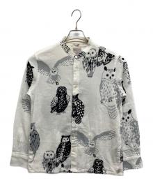 SOU・SOU（ソウソウ）の古着「高島縮 20/20 スタンドカラーシャツ」｜ホワイト