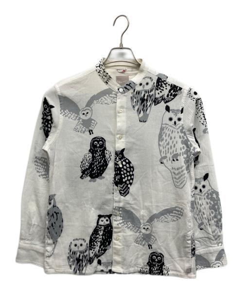 SOU・SOU（ソウソウ）SOU・SOU (ソウソウ) 高島縮 20/20 スタンドカラーシャツ ホワイト サイズ:Sの古着・服飾アイテム