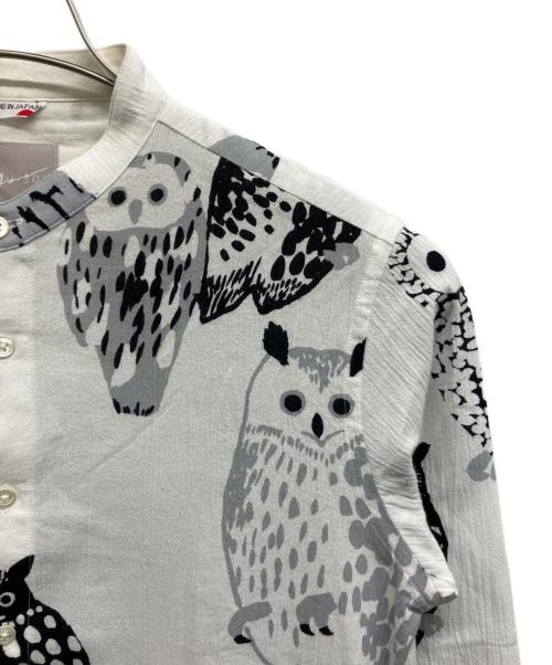 SOU・SOU（ソウソウ）SOU・SOU (ソウソウ) 高島縮 20/20 スタンドカラーシャツ ホワイト サイズ:Sの古着・服飾アイテム