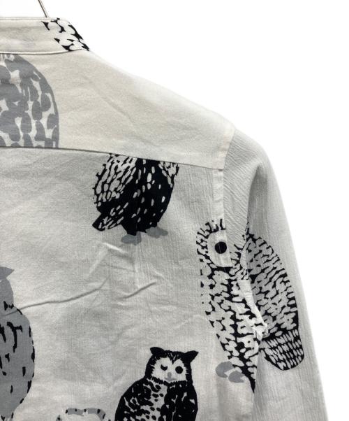 SOU・SOU（ソウソウ）SOU・SOU (ソウソウ) 高島縮 20/20 スタンドカラーシャツ ホワイト サイズ:Sの古着・服飾アイテム