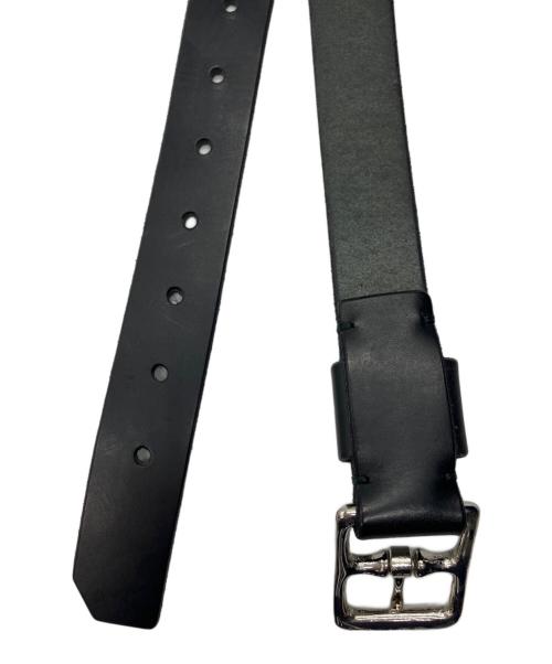 JAM HOME MADE（ジャムホームメイド）JAM HOME MADE (ジャムホームメイド) POSTプレーンスタッズベルト-SINGLE- ブラックの古着・服飾アイテム