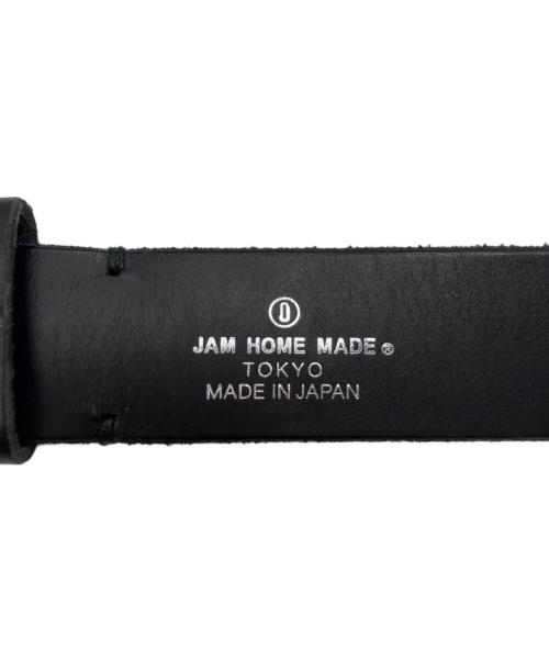 JAM HOME MADE（ジャムホームメイド）JAM HOME MADE (ジャムホームメイド) POSTプレーンスタッズベルト-SINGLE- ブラックの古着・服飾アイテム