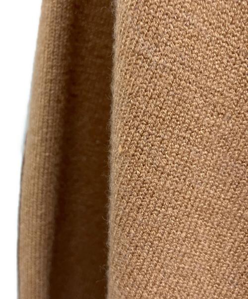 HeRIN.CYE（ヘリンドットサイ）HeRIN.CYE (ヘリンドットサイ) Elbow patch knit dress エルボーパッチニットドレス ブラウン サイズ:Freeの古着・服飾アイテム