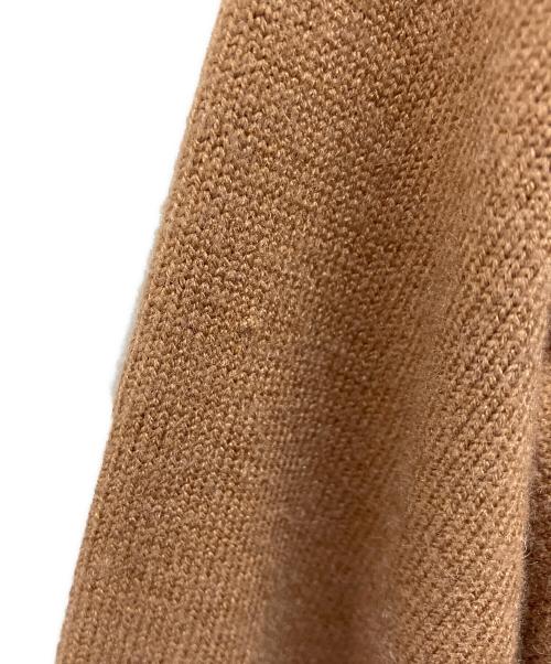 HeRIN.CYE（ヘリンドットサイ）HeRIN.CYE (ヘリンドットサイ) Elbow patch knit dress エルボーパッチニットドレス ブラウン サイズ:FREEの古着・服飾アイテム