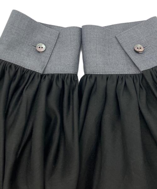 HeRIN.CYE（ヘリンドットサイ）HeRIN.CYE (ヘリンドットサイ) Many gather jump suit　メニーギャザー ジャンプスーツ グレー サイズ:38の古着・服飾アイテム