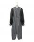 HeRIN.CYE（ヘリンドットサイ）の古着「Many gather jump suit　メニーギャザー ジャンプスーツ」｜グレー