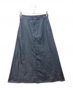 IENAイエナ）の古着「Aライン デニムスカート」｜ネイビー