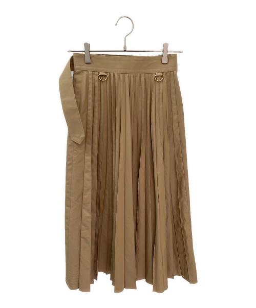 sacai（サカイ）sacai (サカイ) Cotton Gabardine Skirt ベージュ サイズ:０の古着・服飾アイテム