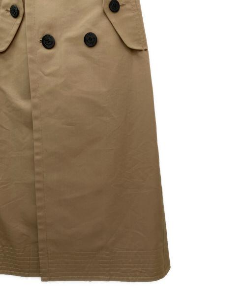 sacai（サカイ）sacai (サカイ) Cotton Gabardine Skirt ベージュ サイズ:０の古着・服飾アイテム