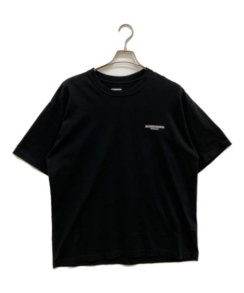 NEIGHBORHOOD（ネイバーフッド）NEIGHBORHOOD (ネイバーフッド) 刺繍ロゴTシャツ ブラック サイズ:Lの古着・服飾アイテム