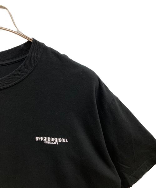 NEIGHBORHOOD（ネイバーフッド）NEIGHBORHOOD (ネイバーフッド) 刺繍ロゴTシャツ ブラック サイズ:Lの古着・服飾アイテム