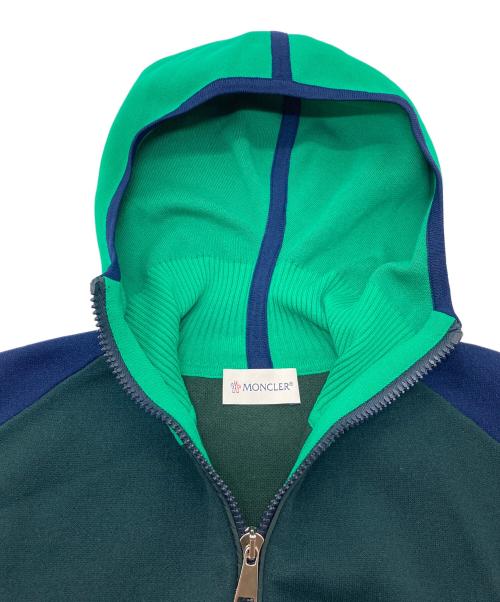 MONCLER（モンクレール）MONCLER (モンクレール) バラクラバ　イタリア製　国内代理店表記あり グリーン サイズ:実寸参照の古着・服飾アイテム