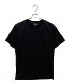 A.P.C.アーペーセー）の古着「ロゴプリントポケットTシャツ」｜ブラック
