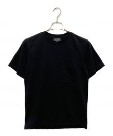 A.P.C.（アーペーセー）の古着「ロゴプリントポケットTシャツ」｜ブラック