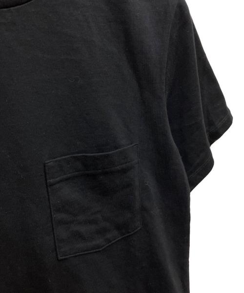 A.P.C.（アーペーセー）A.P.C. (アーペーセー) ロゴプリントポケットTシャツ ブラック サイズ:XSの古着・服飾アイテム