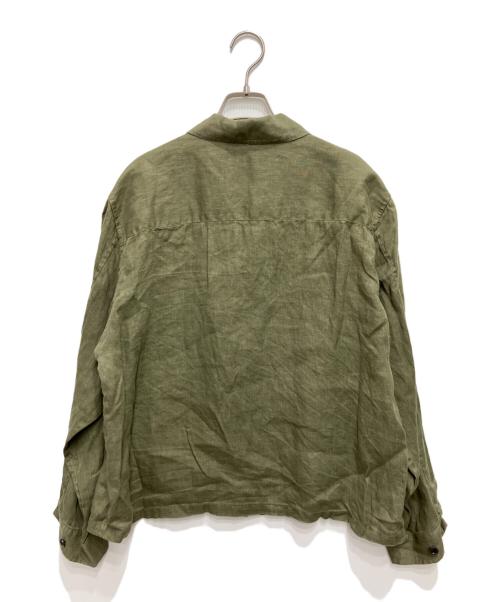 JOURNAL STANDARD（ジャーナルスタンダード）JOURNAL STANDARD (ジャーナルスタンダード) リネンミリタリージャケット オリーブ サイズ:freeの古着・服飾アイテム
