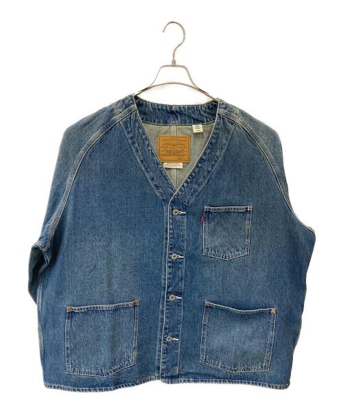 LEVI'S PReMIUM（リーバイス プレミアム）LEVI'S PReMIUM (リーバイスプレミアム) JOURNAL STANDARD (ジャーナルスタンダード) UNION ENGINEER CARDIGAN ブルー サイズ:XLの古着・服飾アイテム