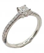 TIFFANY & Co.ティファニー アンド コー）の古着「ノヴォプリンセスカットリング/Pt950/2.7g」