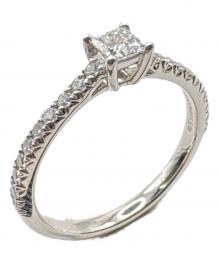 TIFFANY & Co.（ティファニー アンド コー）の古着「ノヴォプリンセスカットリング/Pt950/2.7g」