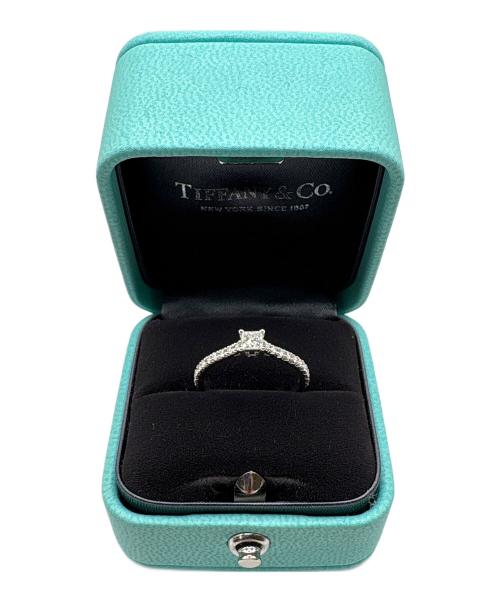 TIFFANY & Co.（ティファニー アンド コー）Tiffany & Co. (ティファニー アンド コー) ノヴォプリンセスカットリング/Pt950/2.7g サイズ:-の古着・服飾アイテム