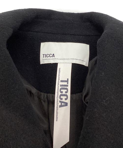 ticca（ティッカ）ticca (ティッカ) ショートPコート　TBAA-142 ブラック サイズ:Freeの古着・服飾アイテム