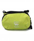 TOPOLOGIE×maison kitsuneトポロジー×メゾンキツネ）の古着「ミニ ボトル サコッシュ　ポーチ」｜黄緑