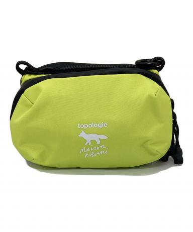 最終値下げ　メゾンキツネ　トポロジー　コラボポーチ ☆MAISON KITSUNE☆TOPOLOGIE サコッシュ ポーチ 携帯ケース 黒