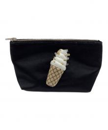 LUDLOW（ラドロー）の古着「ソフトクリームポーチ」｜ブラック