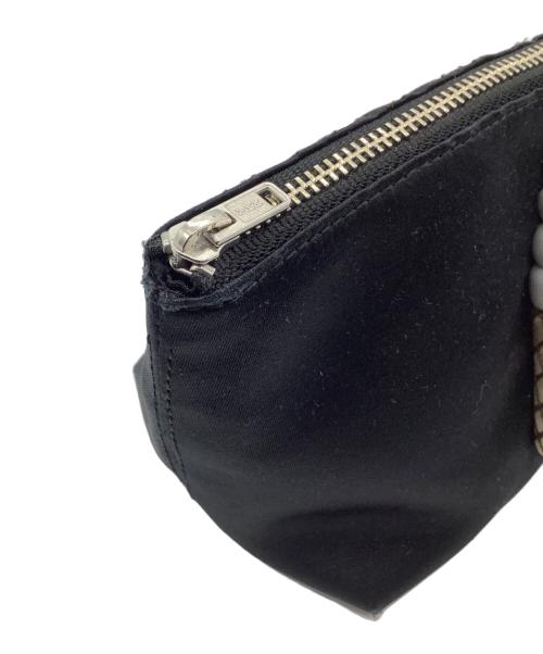 LUDLOW（ラドロー）LUDLOW (ラドロー) ソフトクリームポーチ ブラックの古着・服飾アイテム