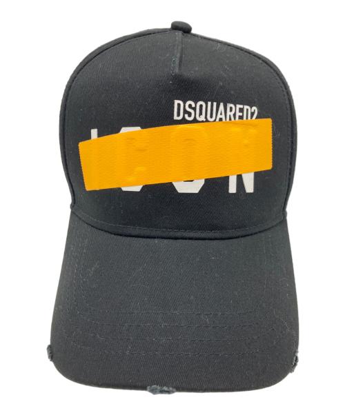 DSQUARED2（ディースクエアード）DSQUARED2 (ディースクエアード) ICONキャップ ブラック サイズ:下記参照の古着・服飾アイテム