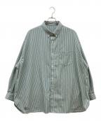 FreshServiceフレッシュサービス）の古着「ストライプシャツ」｜グリーン