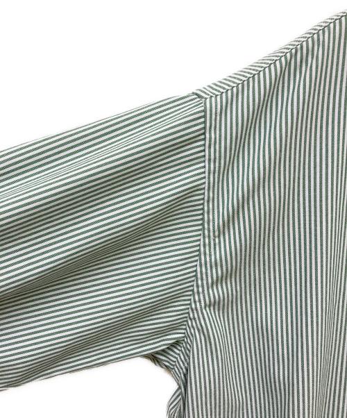 FreshService（フレッシュサービス）FreshService (フレッシュサービス) ストライプシャツ グリーン サイズ:Fの古着・服飾アイテム