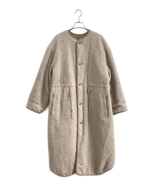 H BEAUTY&YOUTH（エイチ ビューティー&ユース）H BEAUTY&YOUTH (エイチ ビューティー&ユース) QUILTED BOA REVERSIBLE COAT ベージュ サイズ:Mの古着・服飾アイテム