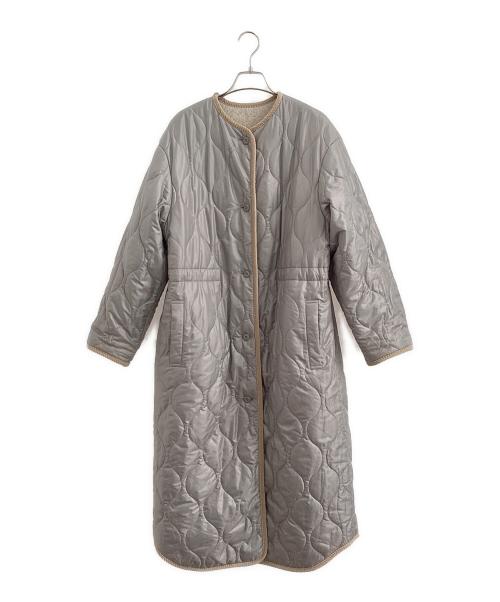 H BEAUTY&YOUTH（エイチ ビューティー&ユース）H BEAUTY&YOUTH (エイチ ビューティー&ユース) QUILTED BOA REVERSIBLE COAT ベージュ サイズ:Mの古着・服飾アイテム