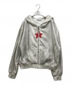 urban Sophisticationアーバンソフィスティケーション）の古着「Tokyo Worn Zip Hoodie Regular Fit」｜グレー