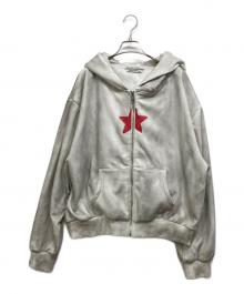 urban Sophistication（アーバンソフィスティケーション）の古着「Tokyo Worn Zip Hoodie Regular Fit」｜グレー